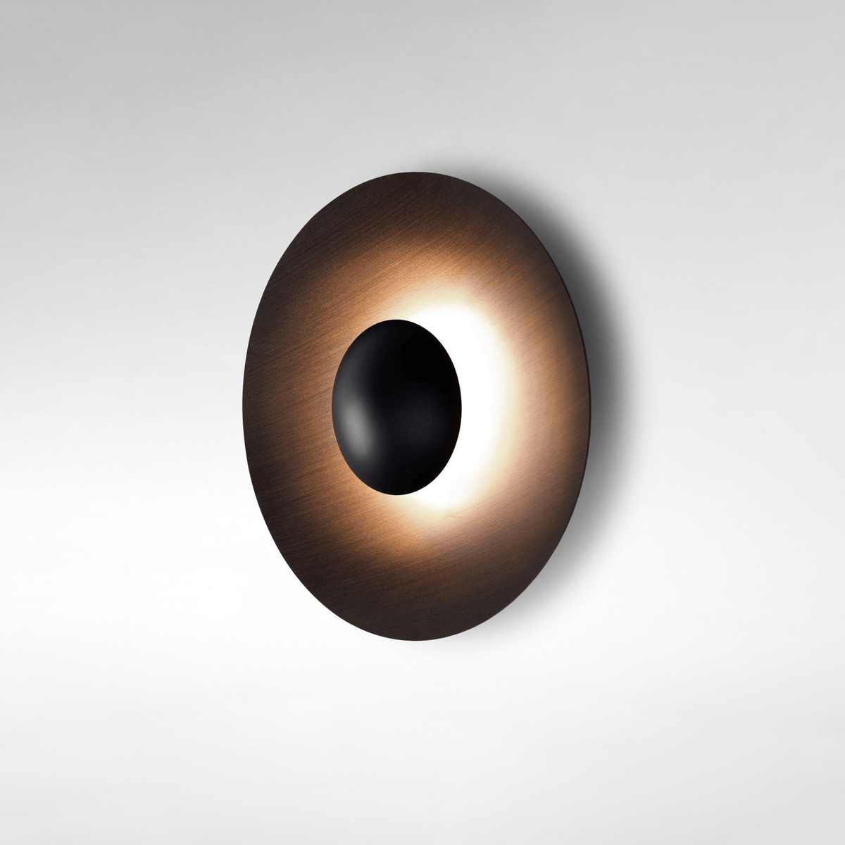 Ginger modern minimalistisk rund vägglampa