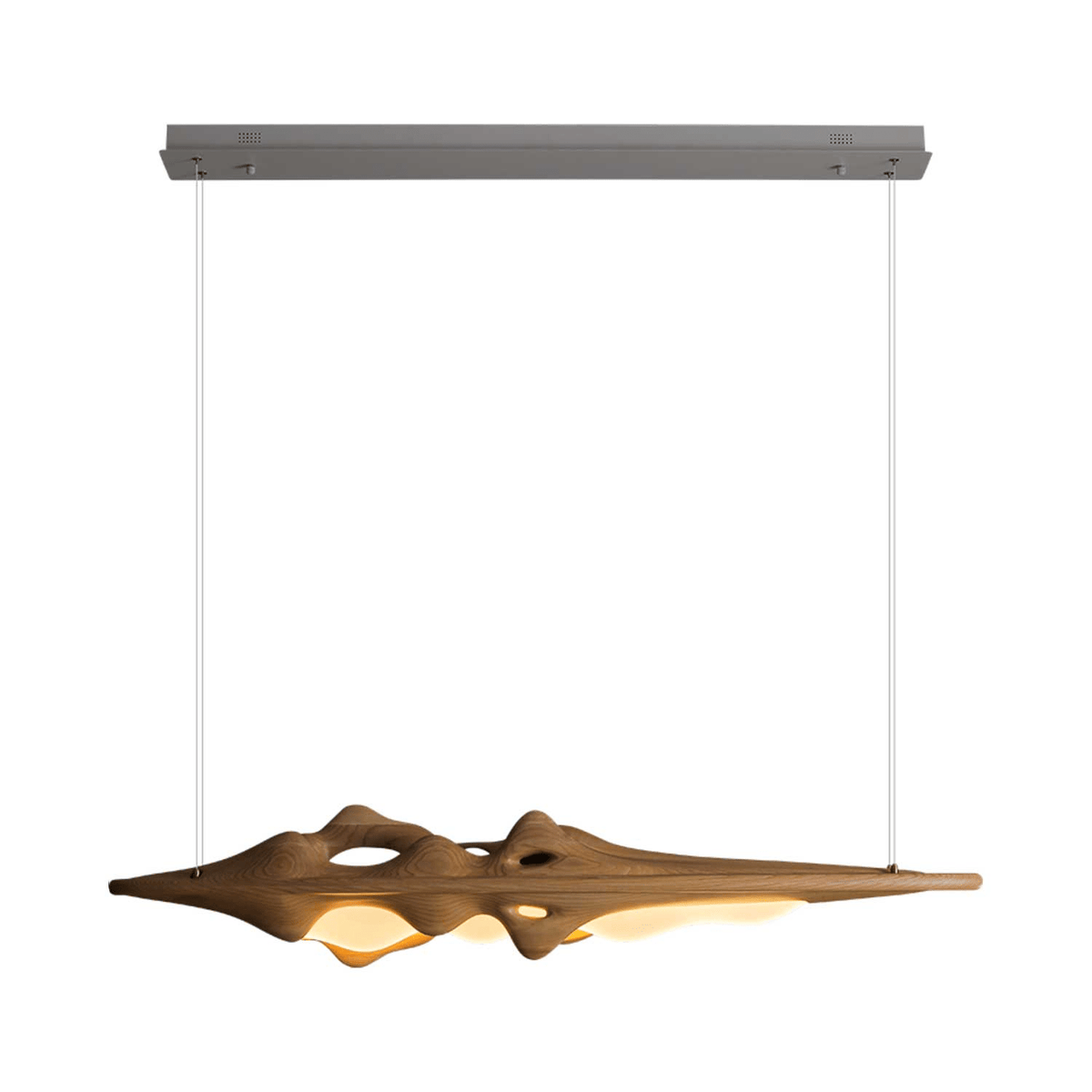 Ulsorira topografisk pendellampe i træ