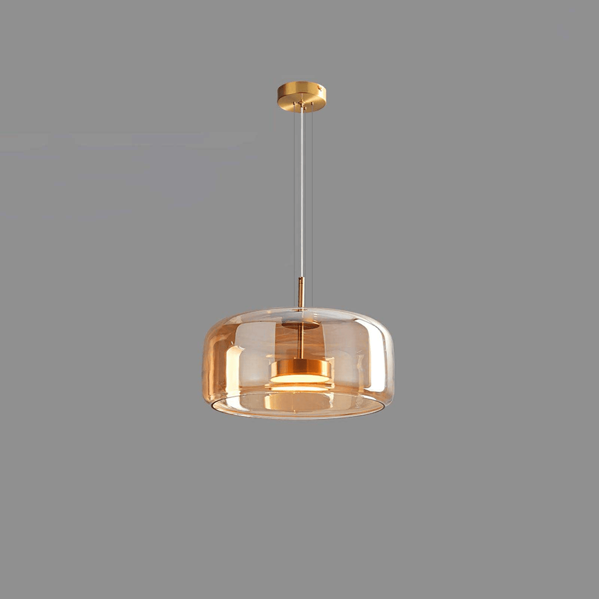 Obsidian moderne glaspendel