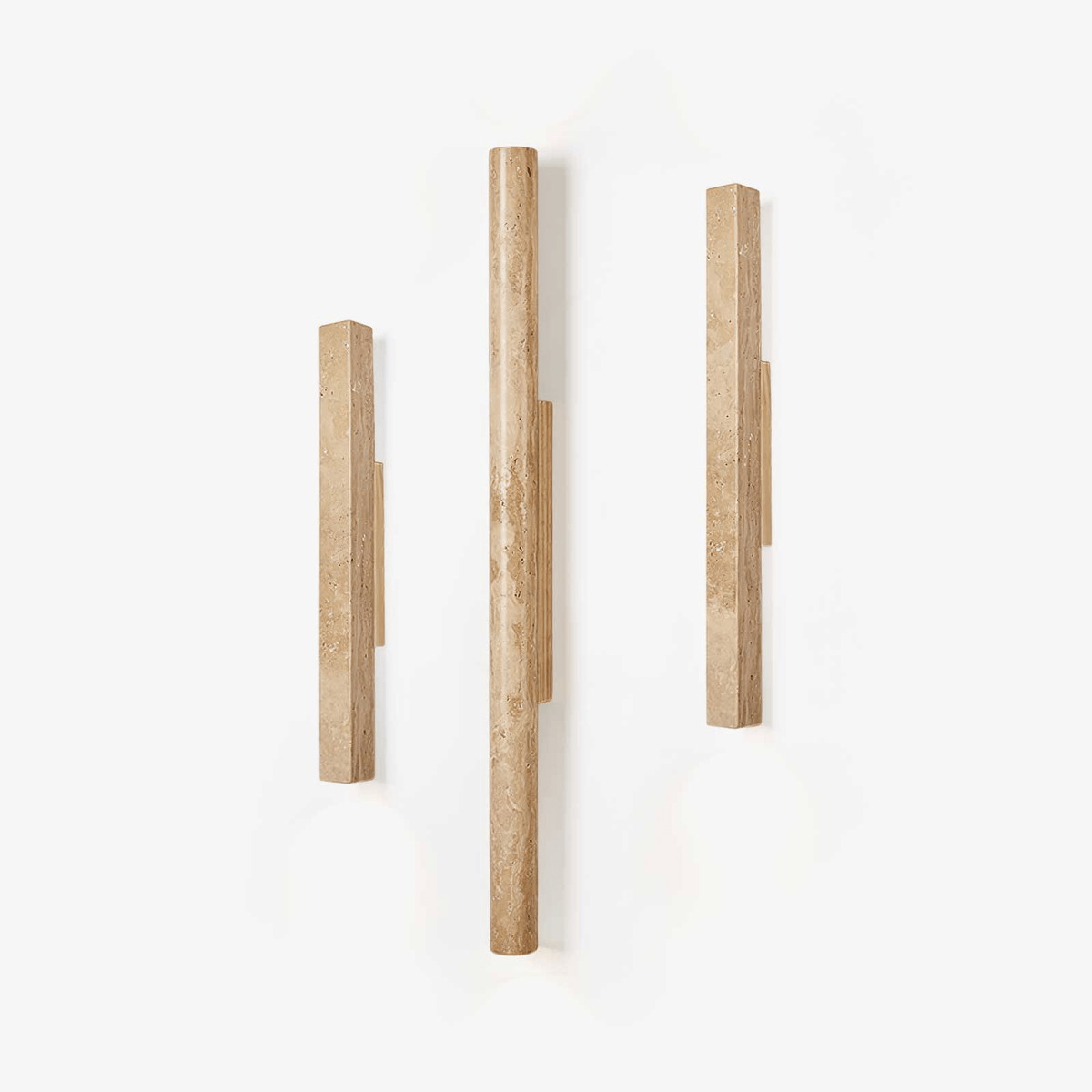 Noriira minimalistisk væglampe i travertin