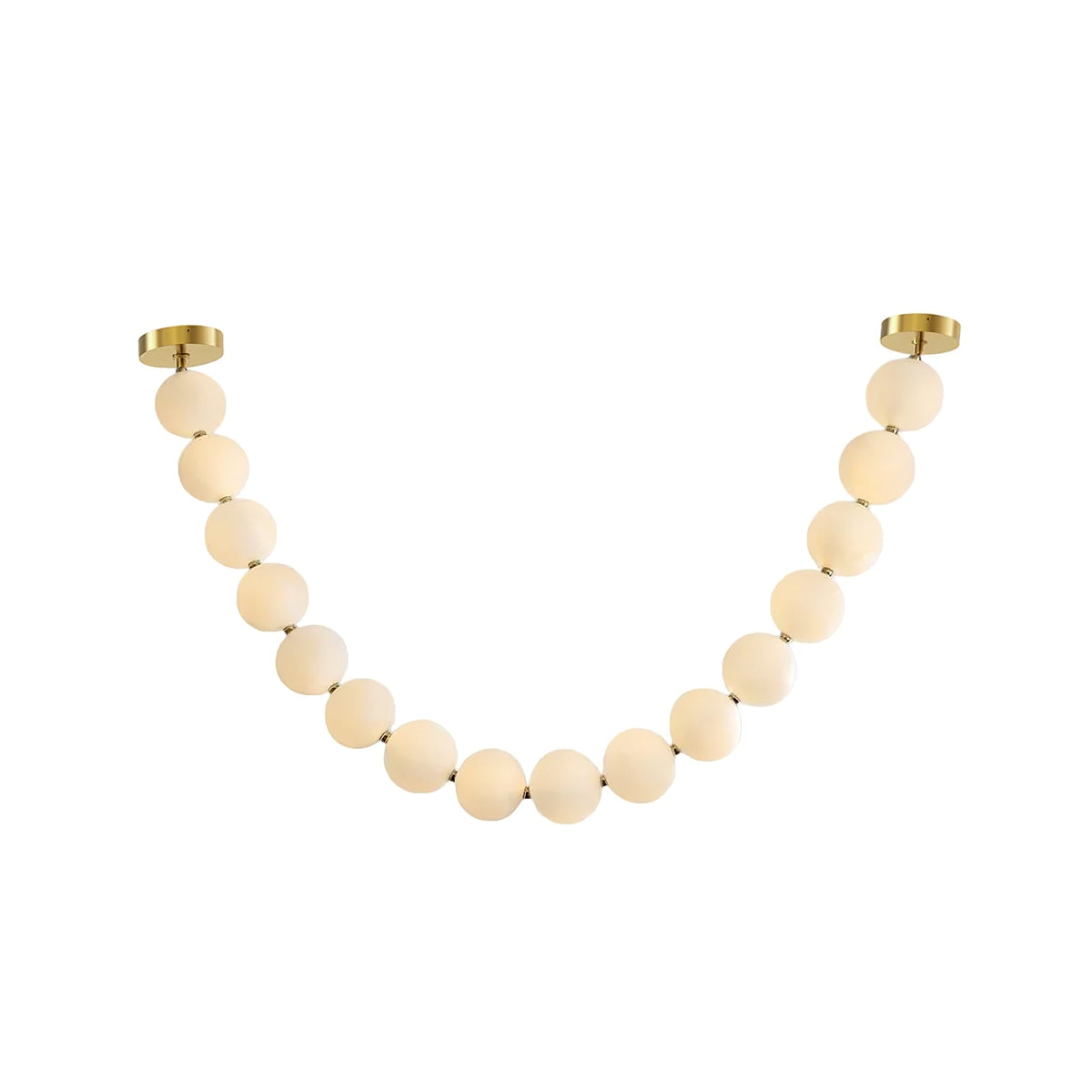 Candeeiro de teto de contas de vidro PearlCascade