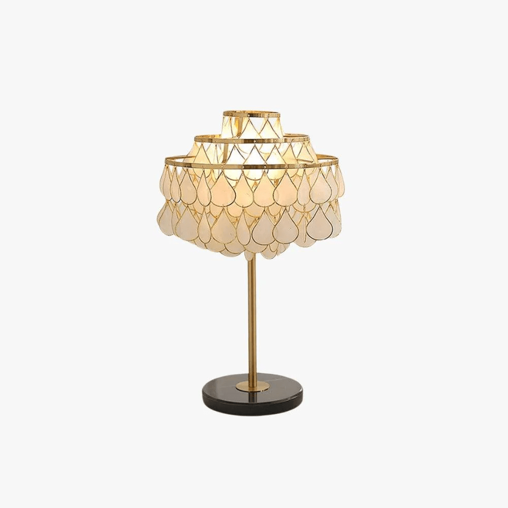 Luksus-skalbordlampe med dråber Jacob