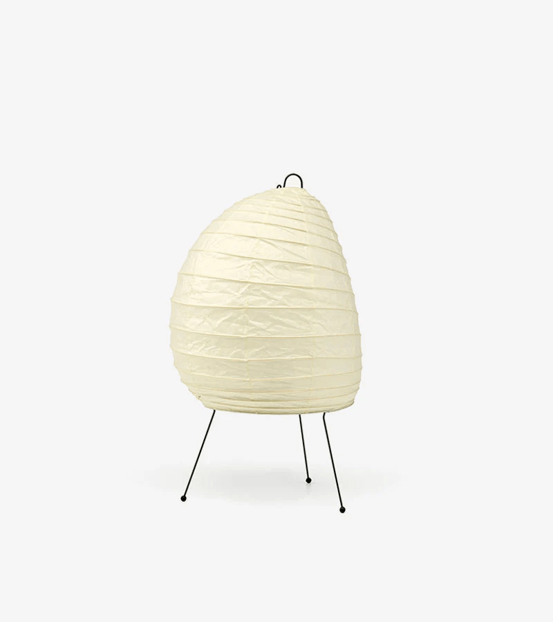 Elaris moderne bordlampe i rispapir