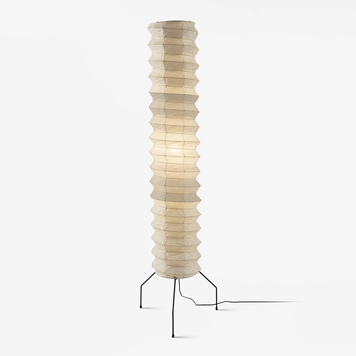 Soraine minimalistisk gulvlampe i rispapir
