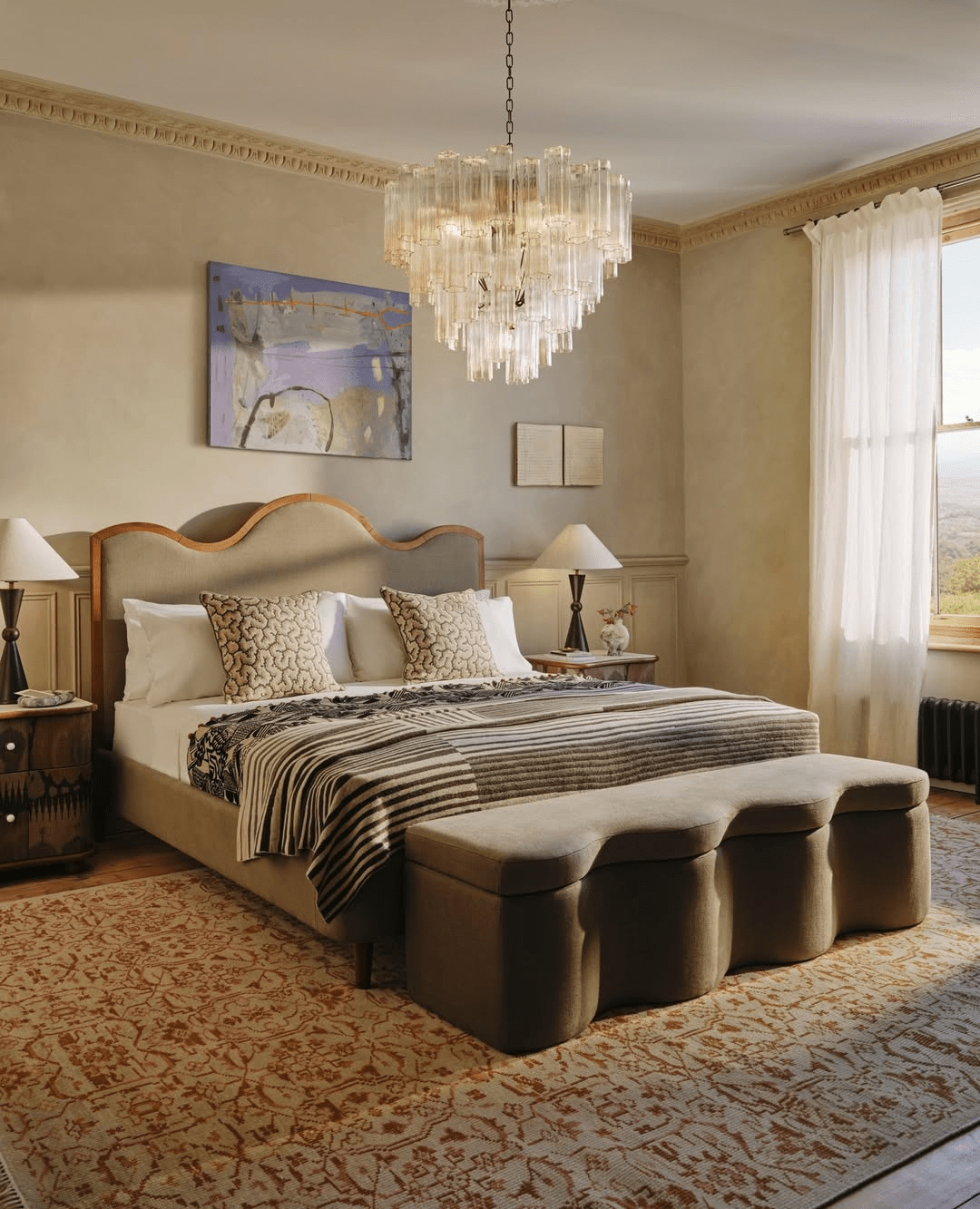 Candeeiro de lustre Vaelcor Chiara