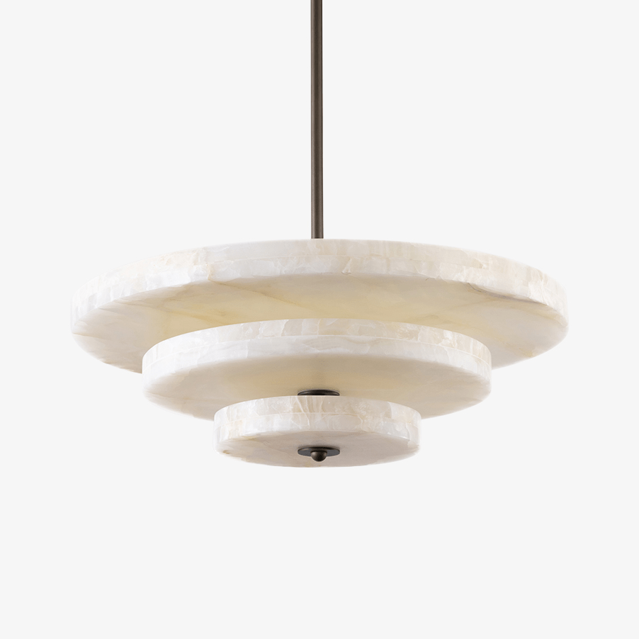 Minimalistisk pendellampa i alabaster Nivoreria