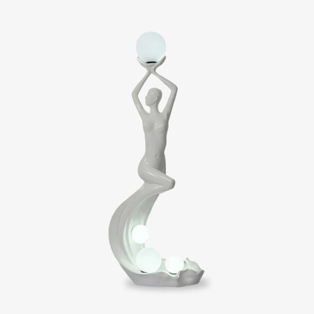 Muse modern skulptural golvlampa