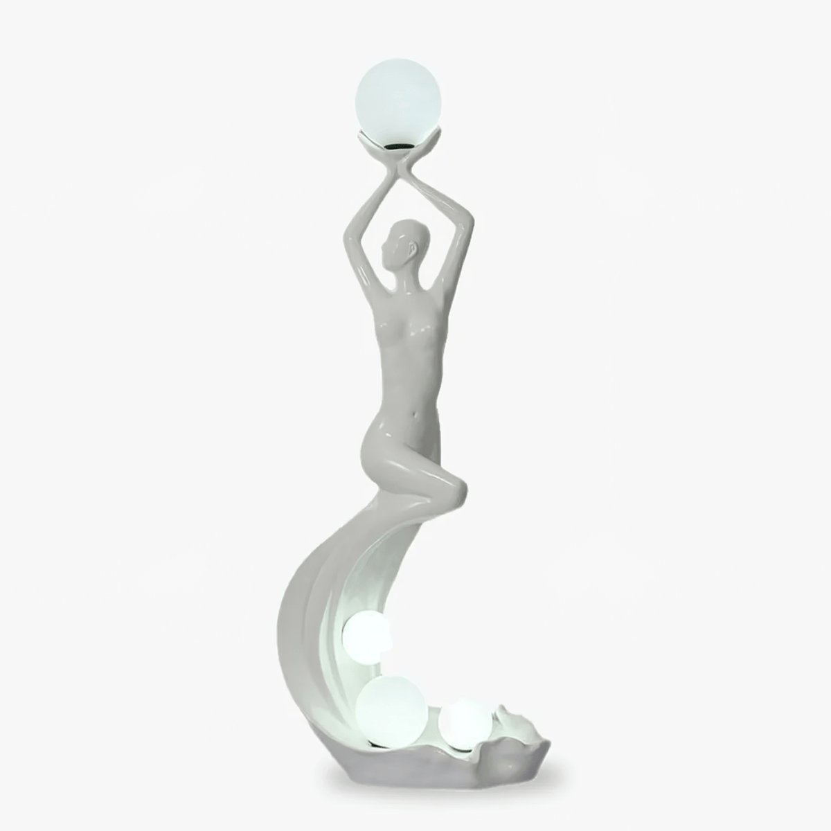 Muse modern skulptural golvlampa