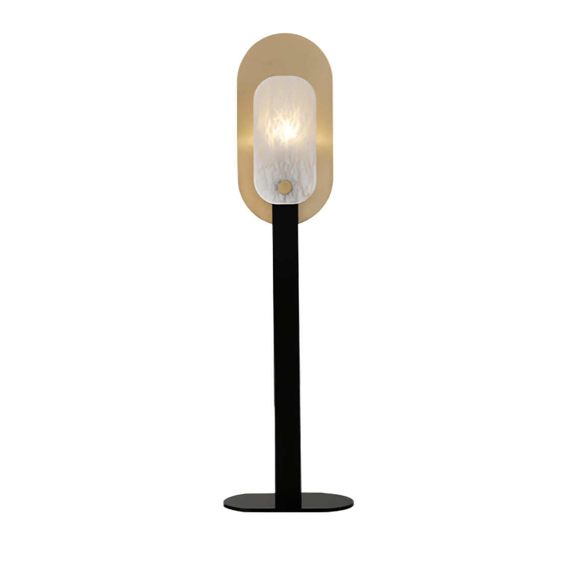 Mosaik Elegance-gulvlampe i alabast