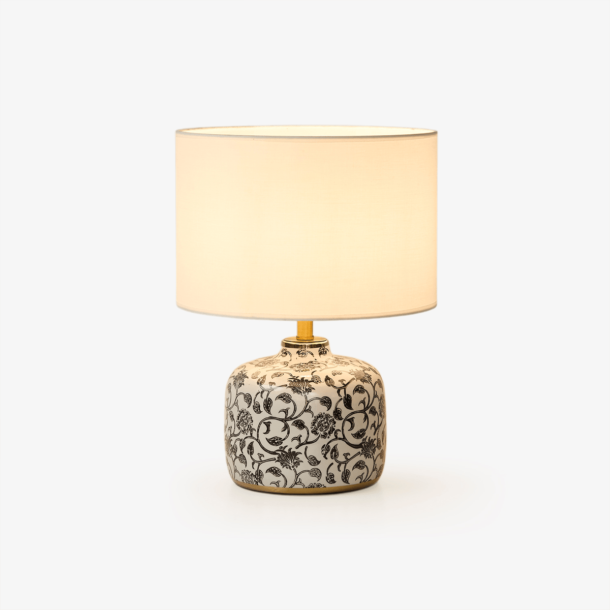 Ebony Vine keramisk bordlampe