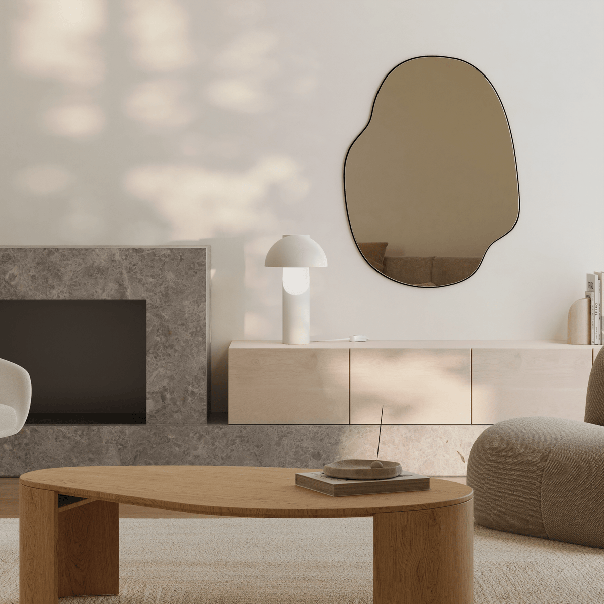 Candeeiro de mesa minimalista Belviora