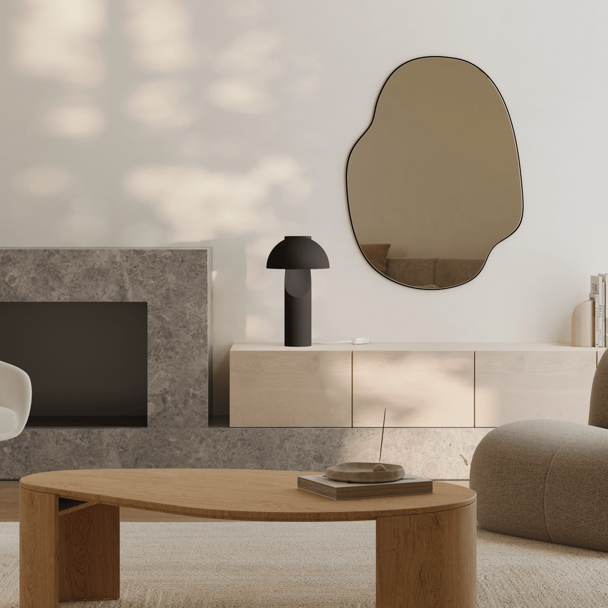 Candeeiro de mesa minimalista Belviora