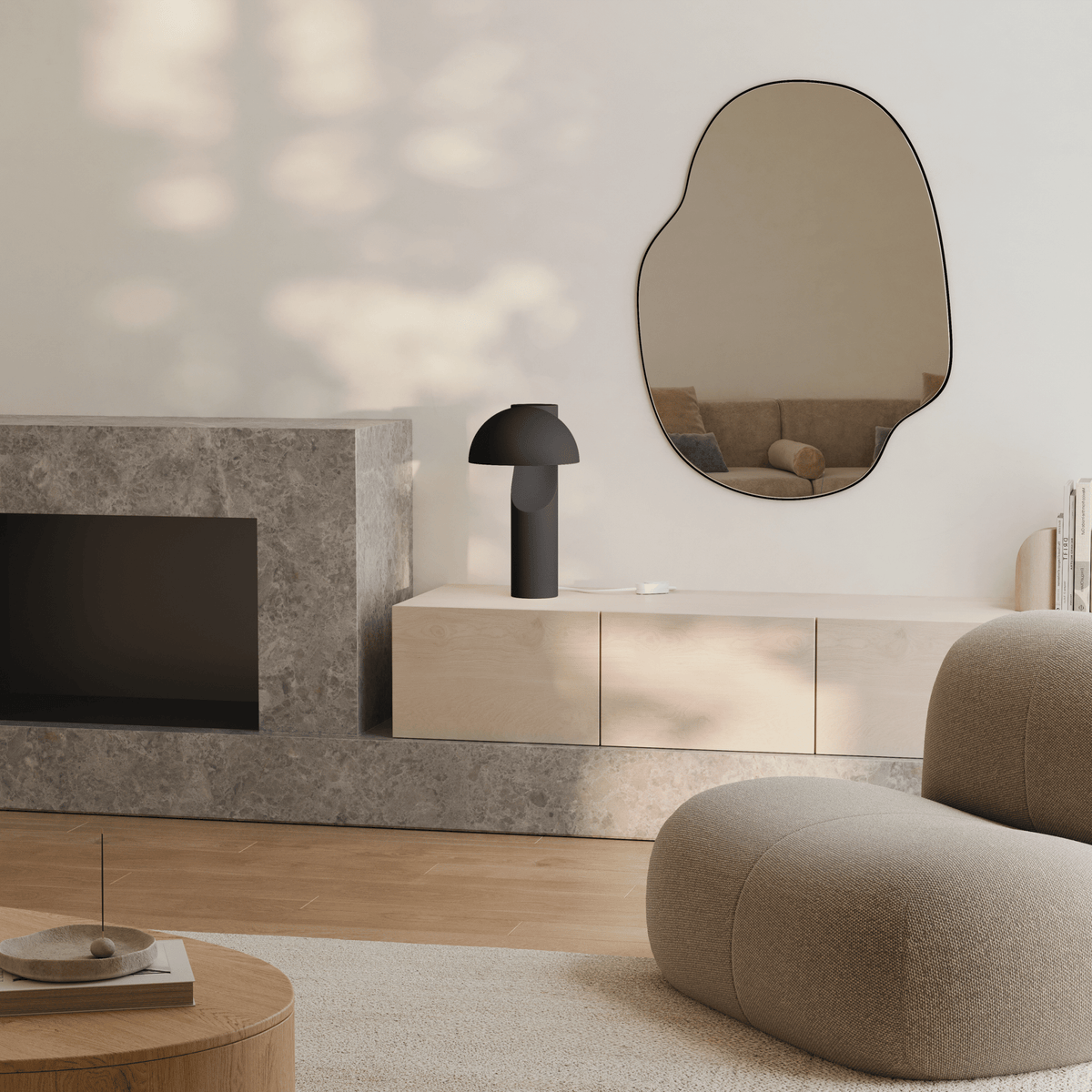 Candeeiro de mesa minimalista Belviora