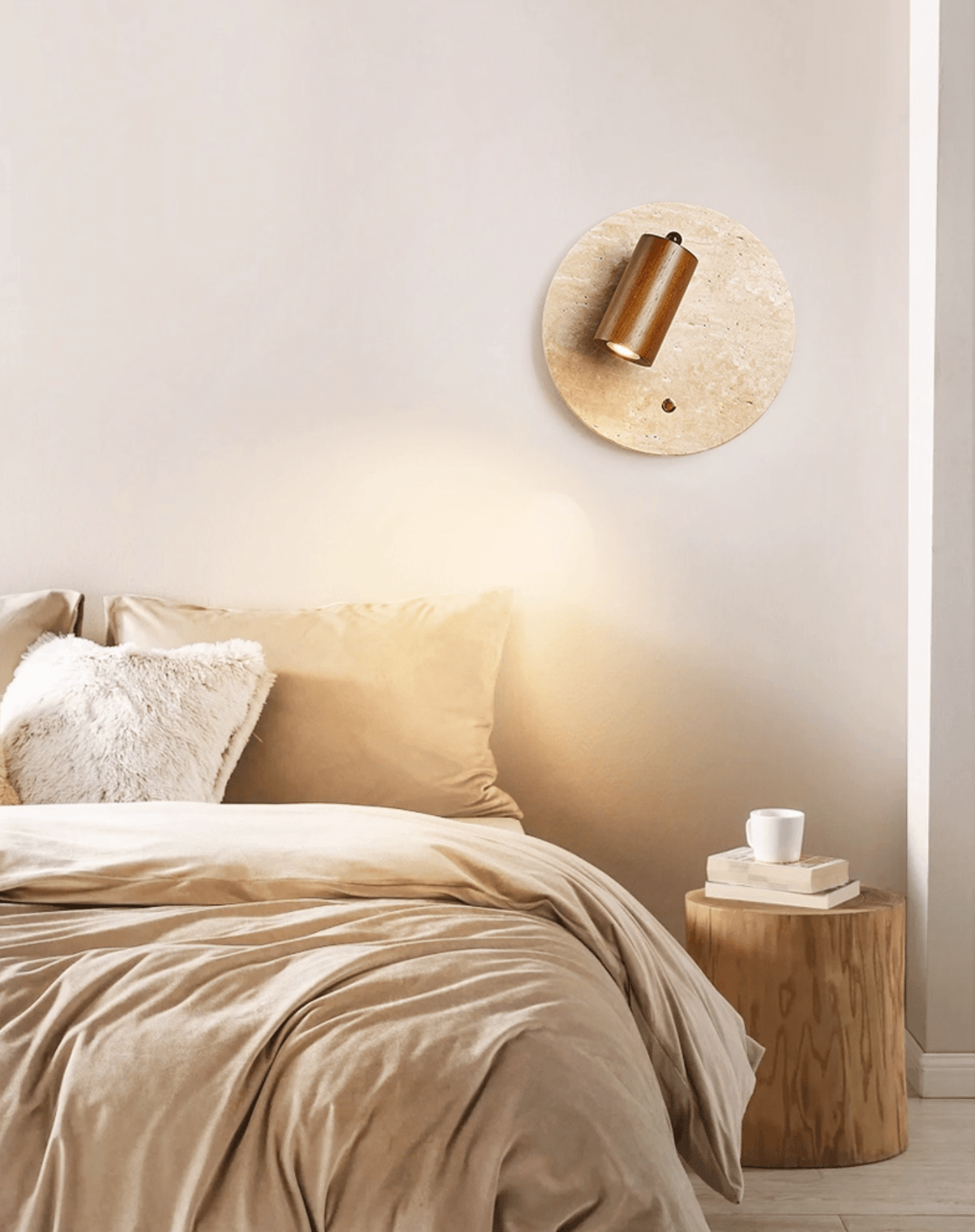 Aplique de parede Vantorel Travertine Spot