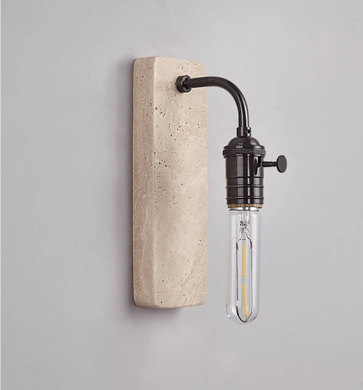 Alistair industriell stenlampa för vägg