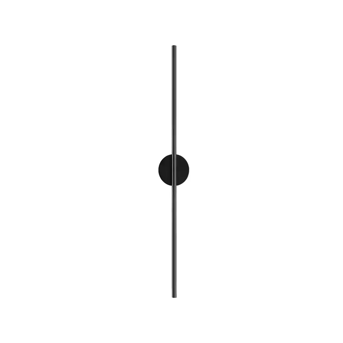 Candeeiro de parede preto linear recarregável Nomk