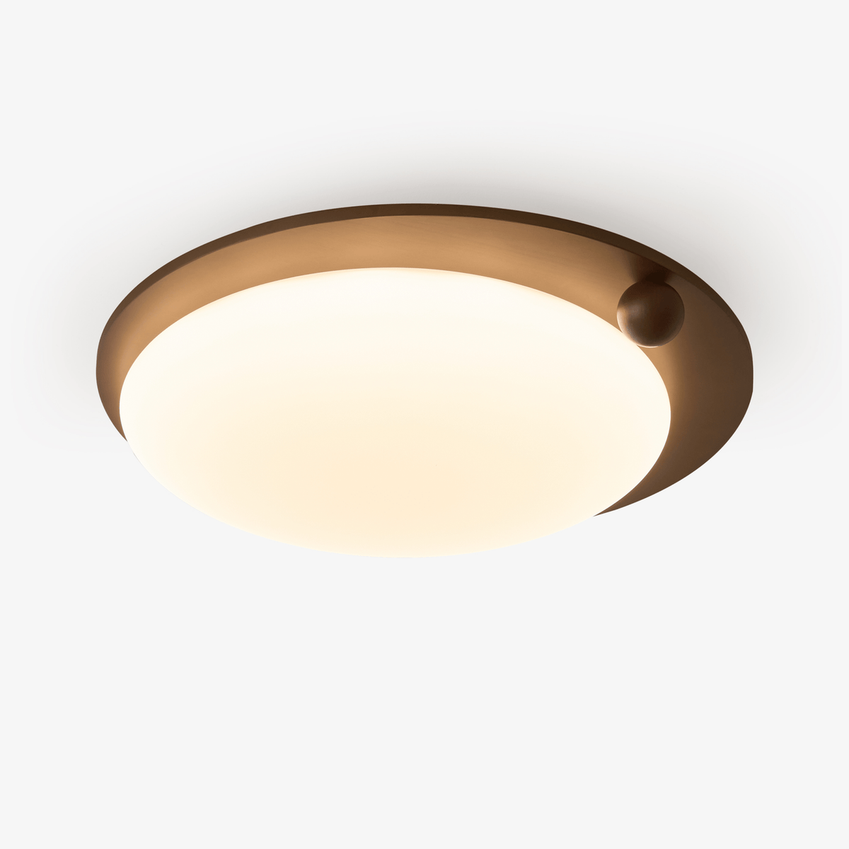 Loftlampe med trædetalje