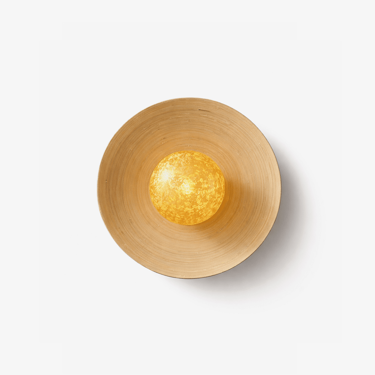Candeeiro de parede Solinise Bamboo Halo
