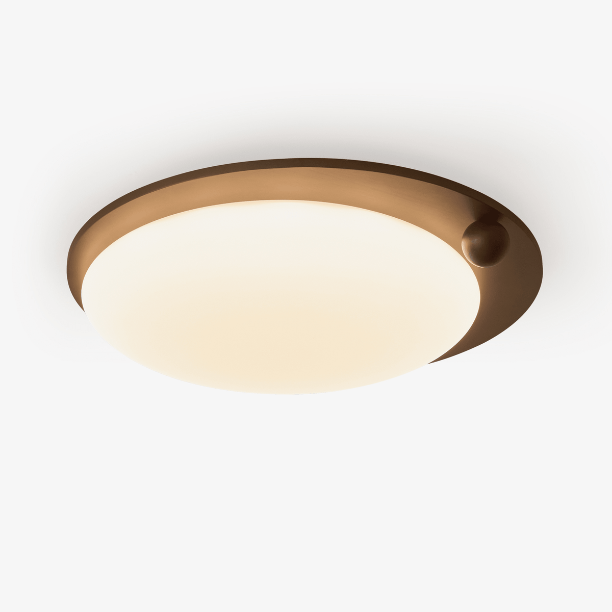 Loftlampe med trædetalje