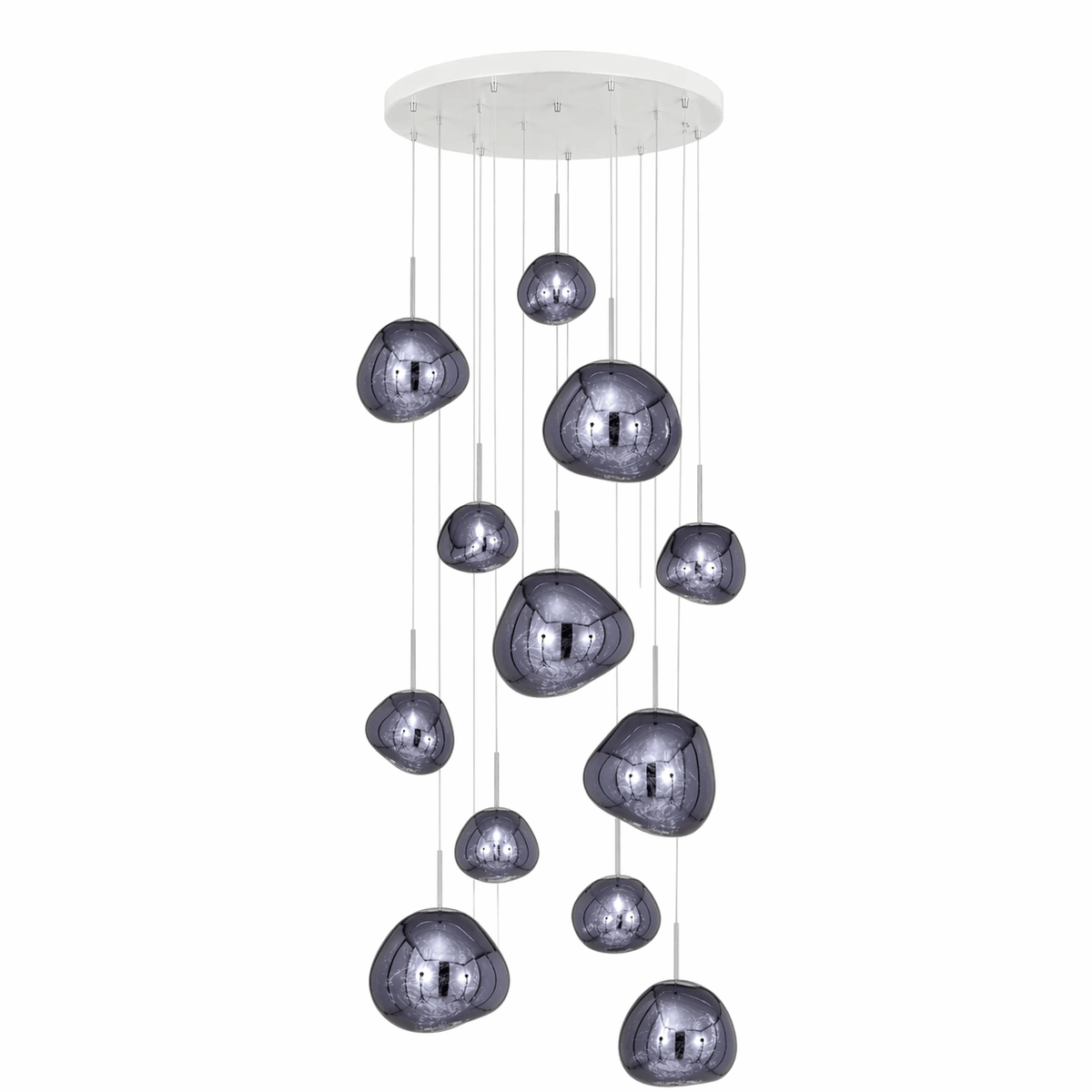 Aveneneria pendellampa med sfärer