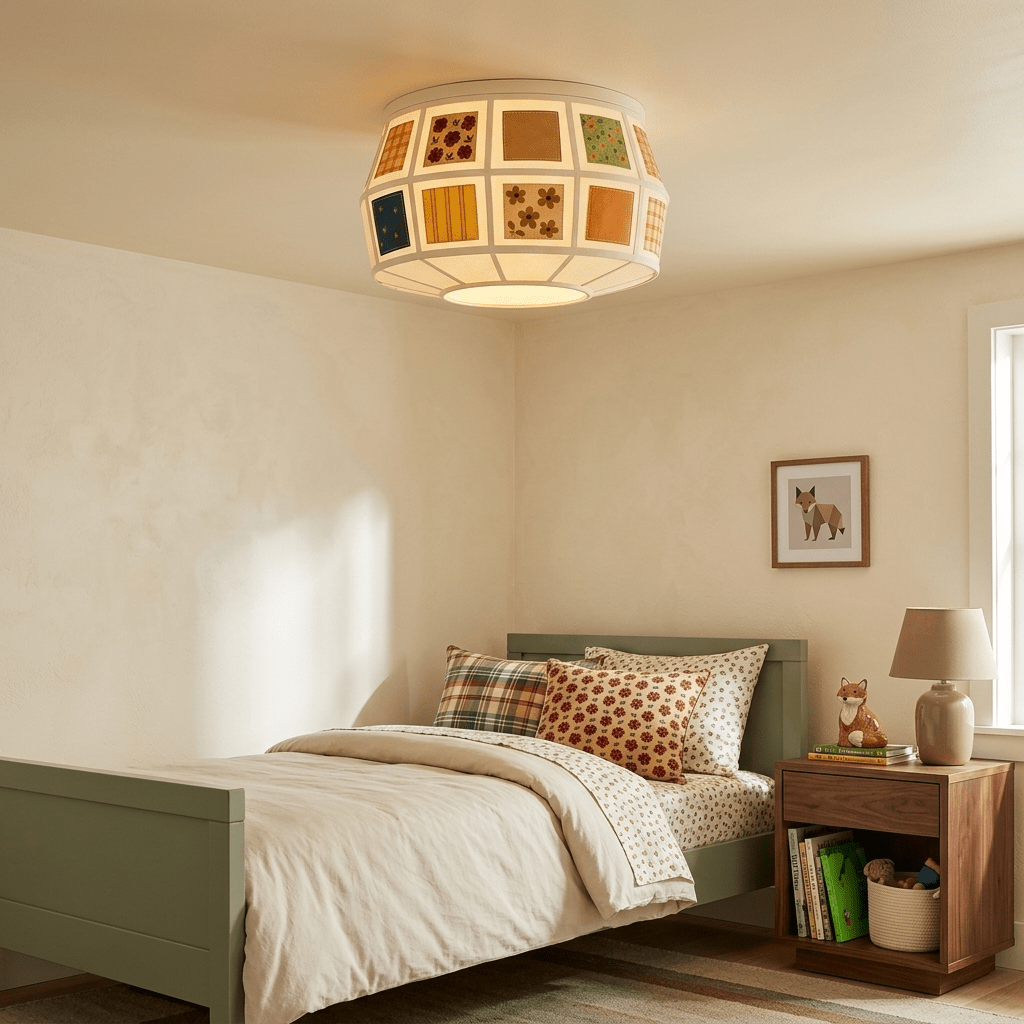 Eulalie patchwork-quilt-loftslampe