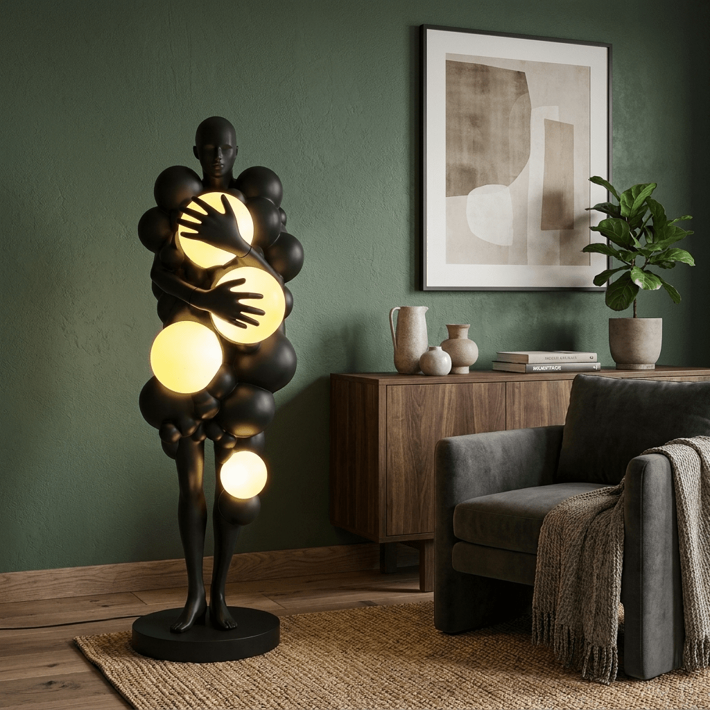 Noruiella Figure Floor Lamp