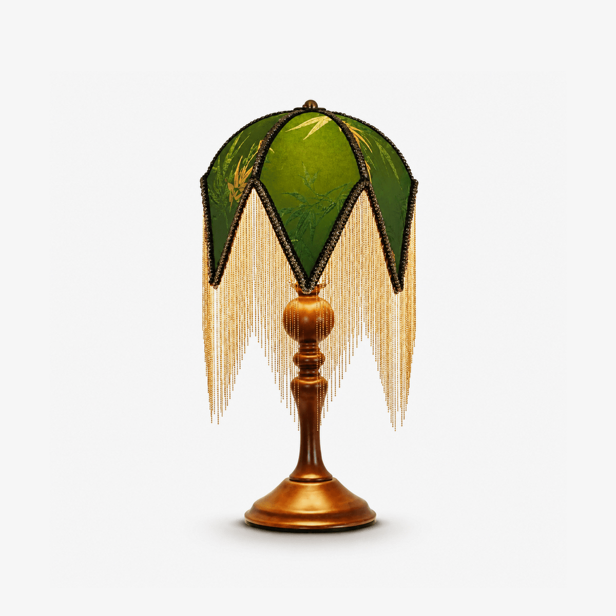 Aveniiella-bordlampe med frynser