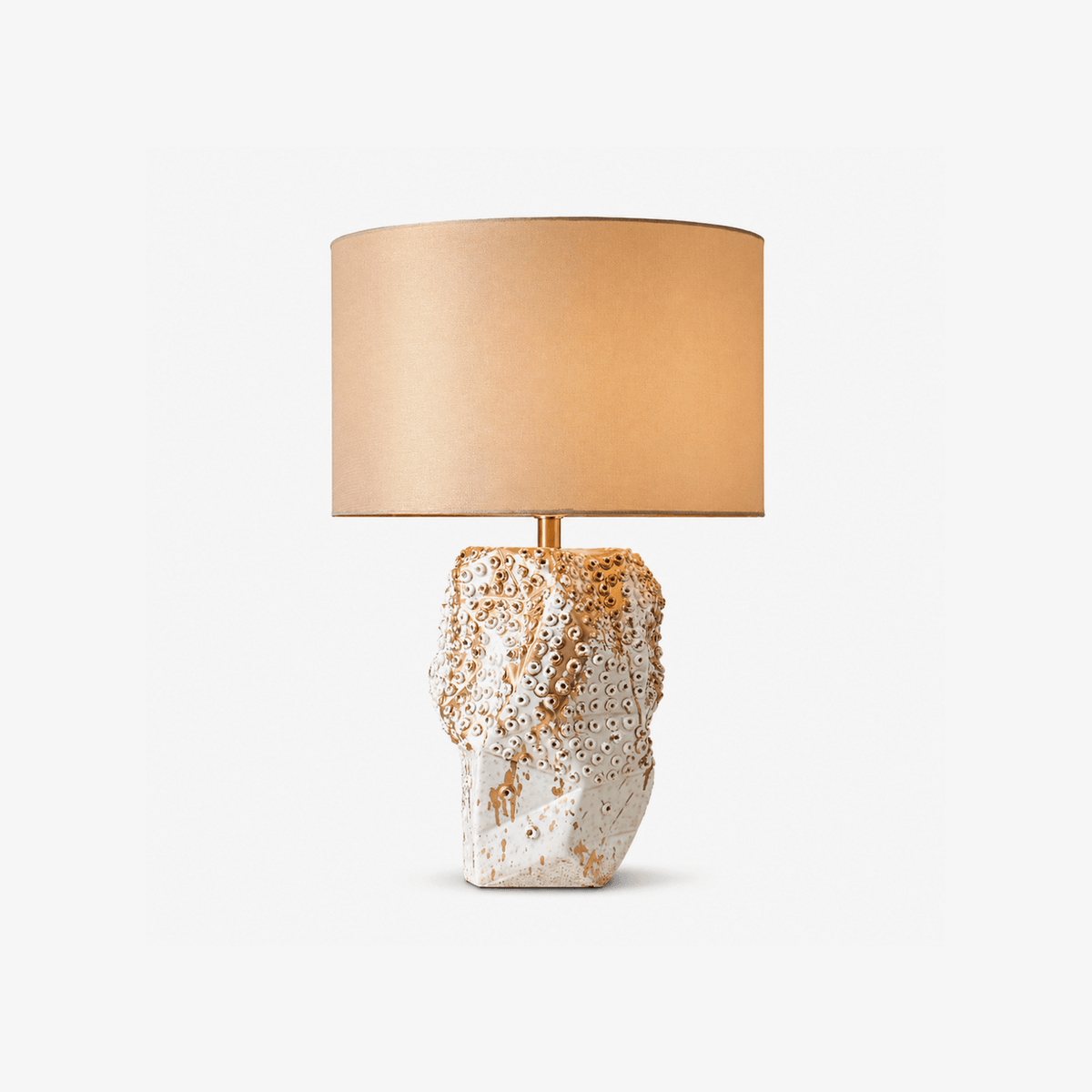 Candeeiro de mesa de cerâmica com textura coral Ostreya
