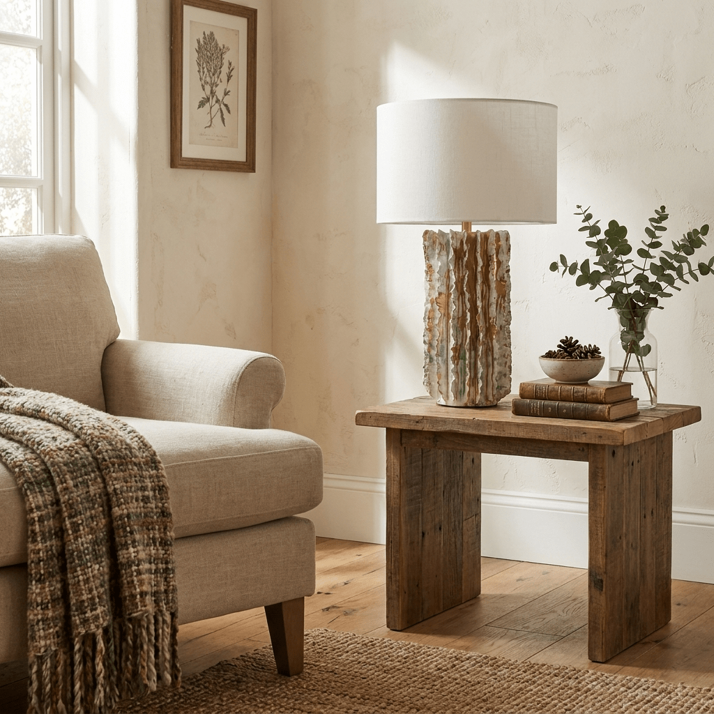 Sylvienne keramisk bordlampe