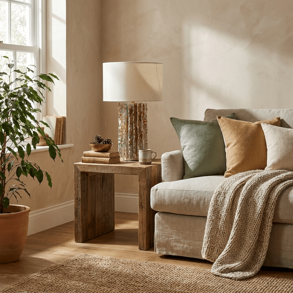 Sylvienne keramisk bordlampe