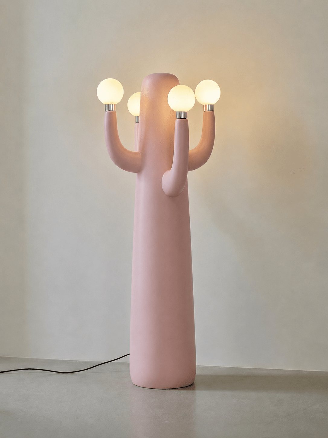 Candeeiro de pé artístico Cactus Solenna