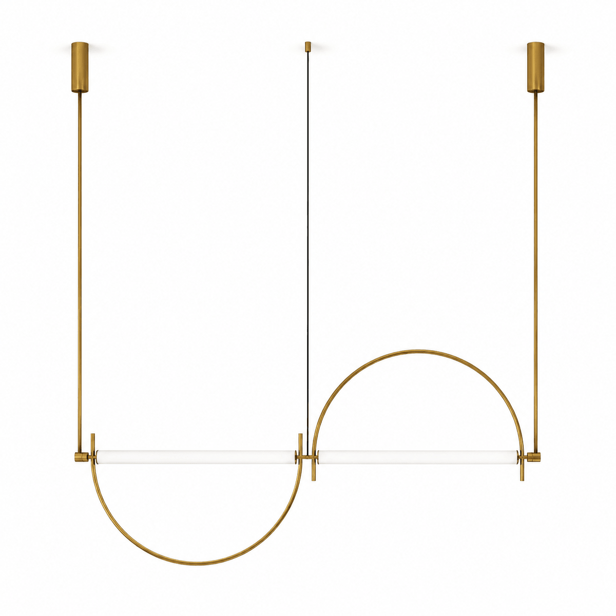 Buet lineær LED-lysekrone