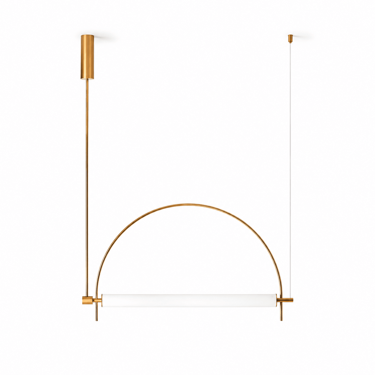 Buet lineær LED-lysekrone