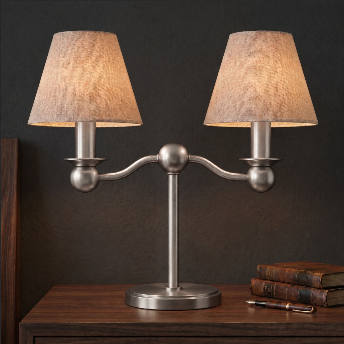 Graftwick-bordlampe i stof