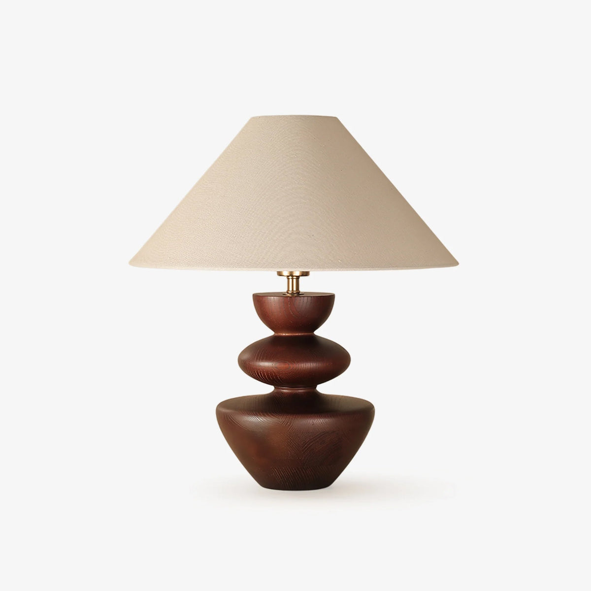 Joanne vintage-bordlampe i træ