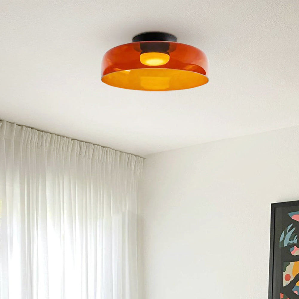 Aria moderne enkel kreativ glasloftslampe