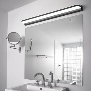 Leigh Vägglampa Rektangulär Modern Akryl Spegel, Svart/Vit/Krom/Guld, Badrum
