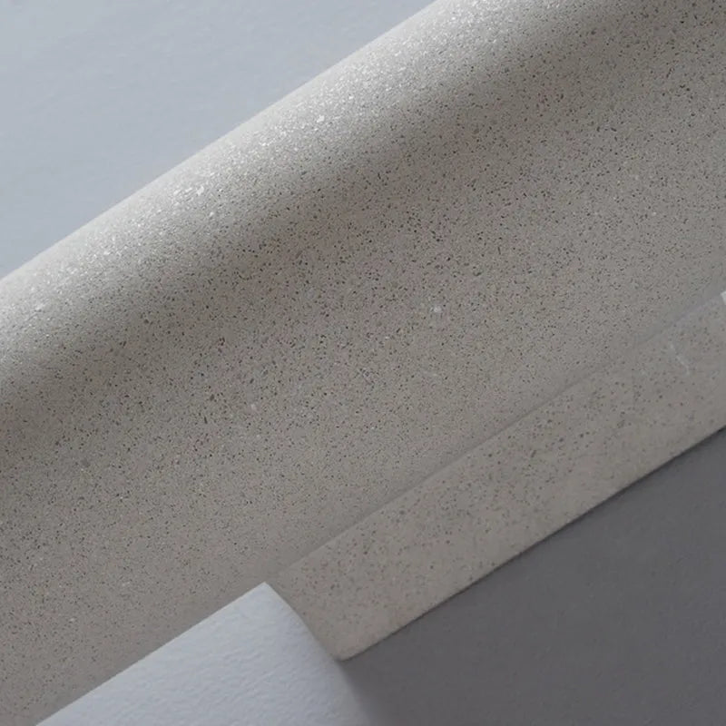 Ray minimalistisk cylindrisk udendørs væglampe i cement med to lys, sort/hvid