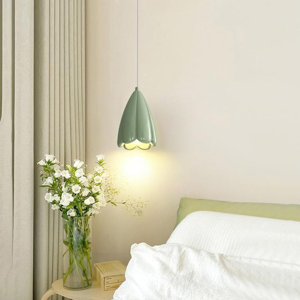 Ritta moderne LED-pendellampe i harpiks, stue