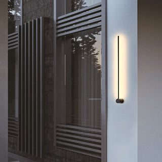 Edge Minimalistisk Roterande Linjär Vägglampa Utomhus