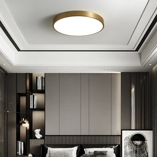 Quinn Design LED Guld Rund Taklampor Metall/Akryl Vardagsrum
