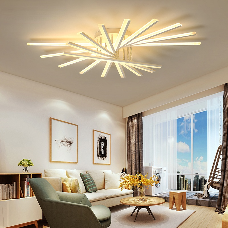 Arisha Linear Flush Mount Ceiling Light, 4 Colour