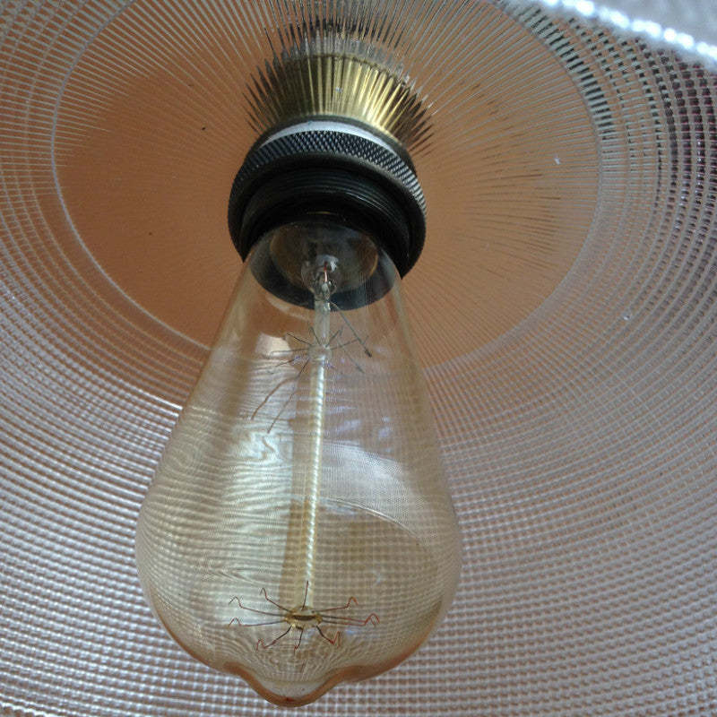 Valentina art deco-pendellamper i farvet glas