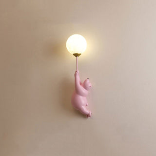 Fateh Vägglampa Inomhus Björn Ballong Harts/Akryl Sovrum/Sängbord/Tudie