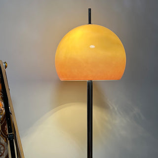 Salgado Modern Hög LED Lampskärm Golvlampa Orange Metall/Glas Vardagsrum/Sovrum