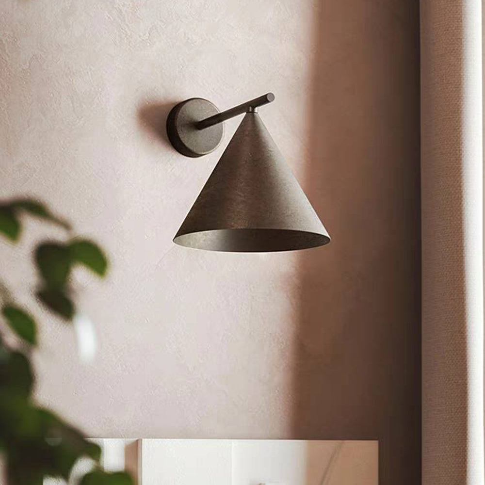 Ray modern minimalistisk konformad utomhusvägglampa i metall, vattentät, svart/guld