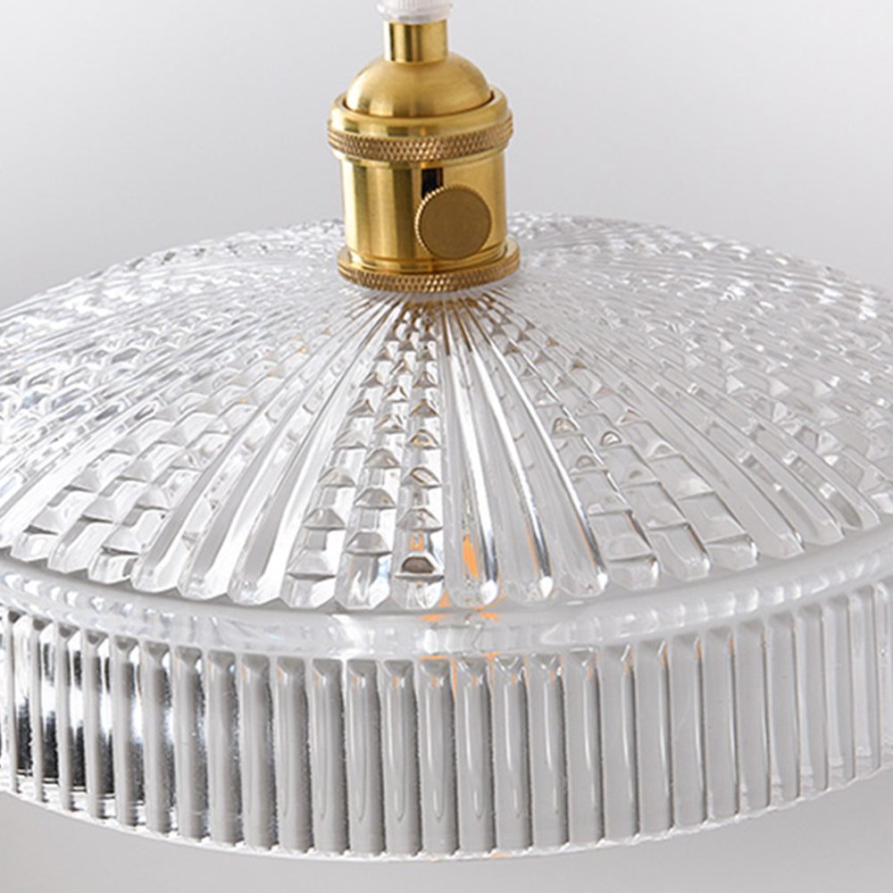 Valentina art deco -tyylinen puhallettu messinki- ja lasiriippuvalaisin, 7 tyyliä