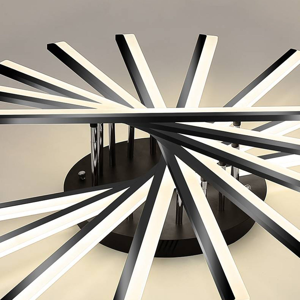 Arisha Linear Flush Mount Ceiling Light, 4 Colour