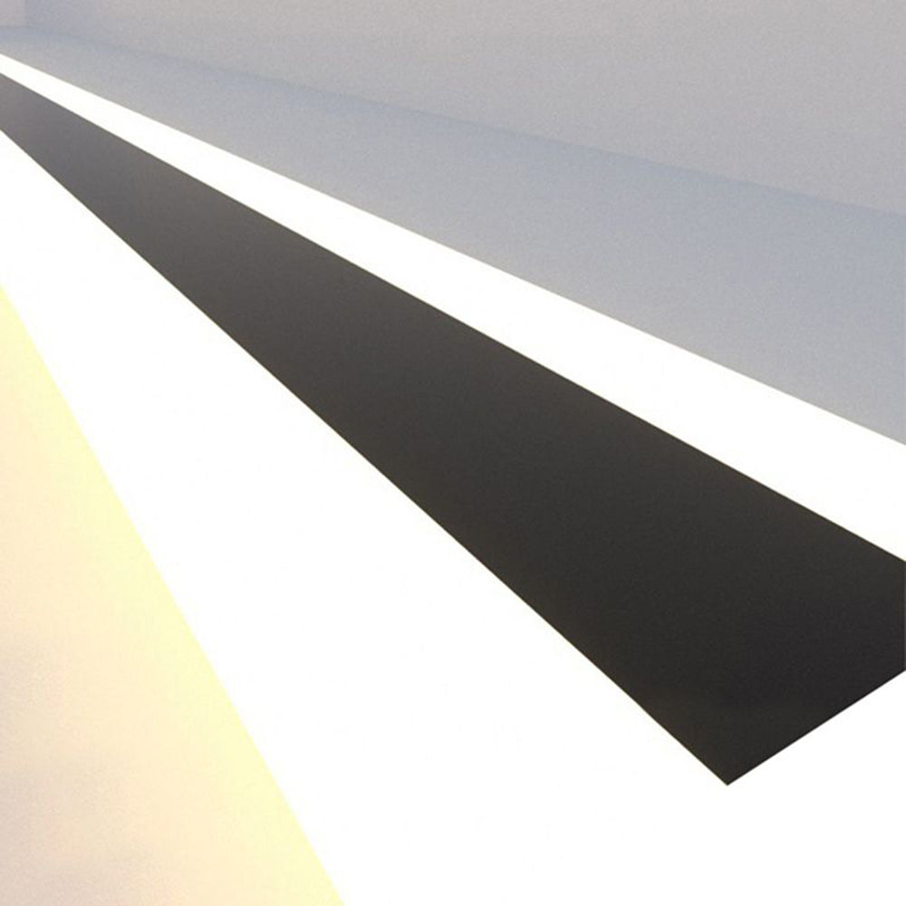 Arisha minimalistisk linjär lampa i metall/vägglampa, badrum