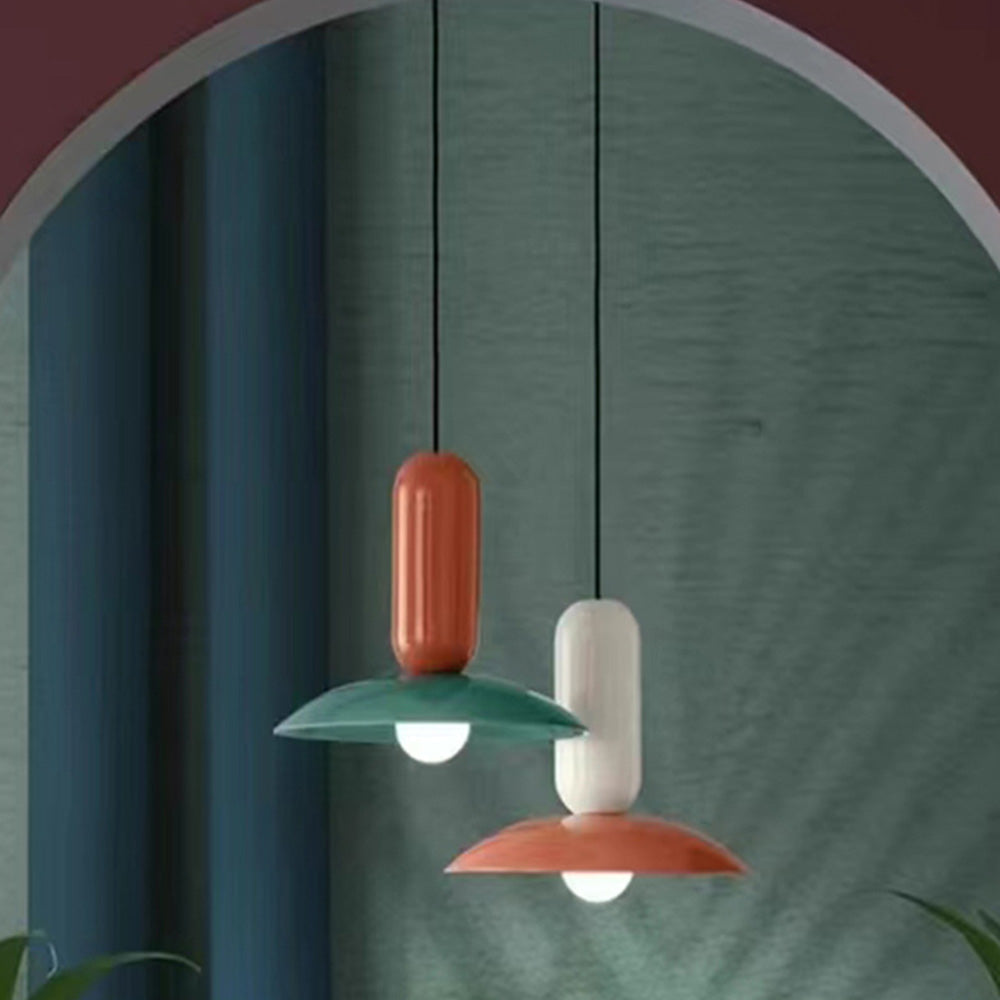 Valentina nordisk kreativ farverig pendel, metal